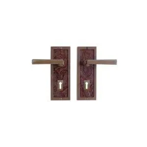 Designer Leather Bit-Key Lock - 76mm x 203mm