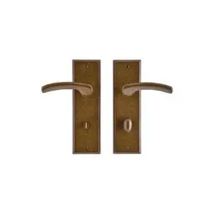 Rectangular Bathroom Lock - 76mm x 254mm
