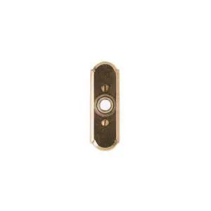 Arched Doorbell Button - 1 1/2" x 4 1/2"