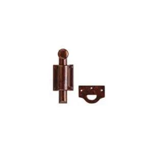 Dutch Door Bolt - with Rectangular Mounting Brackets