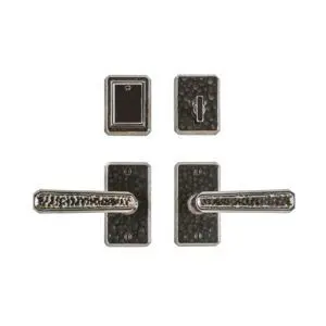 Hammered Entry Set - 2 1/2 x 4 1/2"