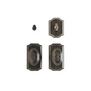 Bordeaux Privacy Set - 2 1/2" x 4 1/2"