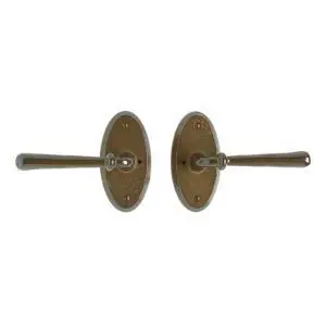 Oval Privacy Set - 2 5/8" x 5 1/4"