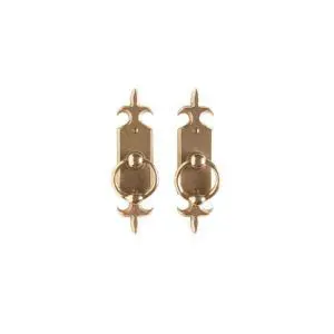 Fleur de Lis Passage Set - 2" x 8"