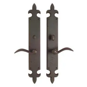 Fleur de Lis Privacy Set - 3" x 21"