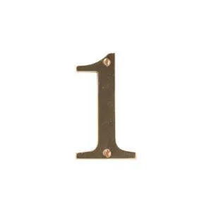 4" House Number - ITC Bookman  - "1"