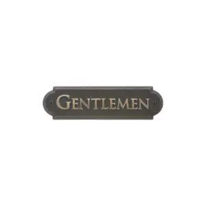 Nameplate - Gentlemen