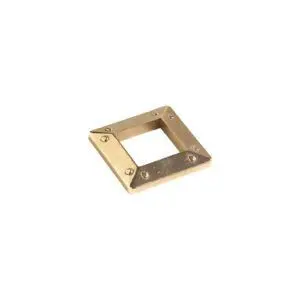 Rivets Beveled Tile - 4" x 4"