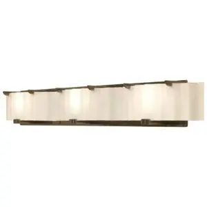 Triple Plank Vanity - Corrugated Glass