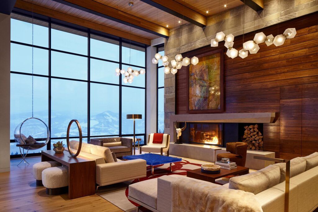 Living Rooms 6 ELEGANT MOUNTAIN RETREAT