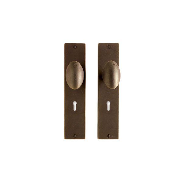 Metro Bit-Key Lock - 57mm x 254mm 1 BK206 K268 RMH Bronze Interior Door Set