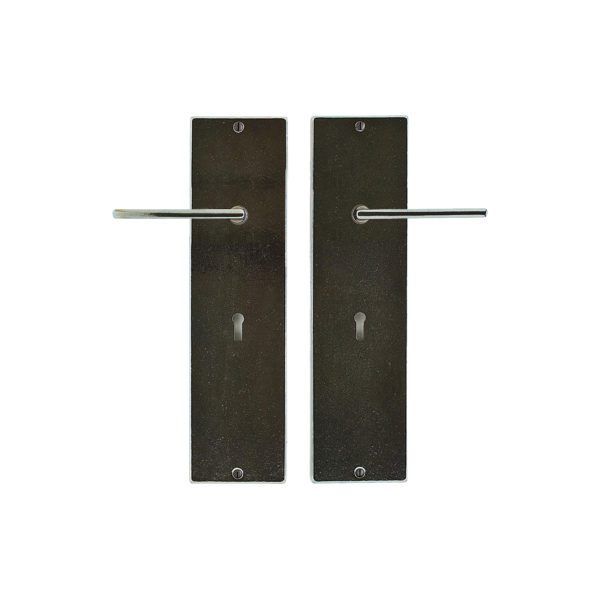 Metro Bit-Key Lock - 89mm x 330mm 1 BK264 L147 RMH Bronze Interior Door Set