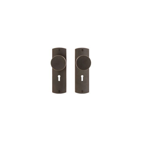 Convex Bit-Key Lock - 64mm x 203mm 1 BK30506 K207 RMH Bronze Interior Door Set 1