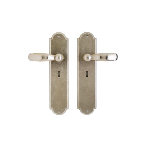 Arched Bit-Key Lock - 76mm x 330mm 1 BK706 L163 RMH Bronze Interior Door Set