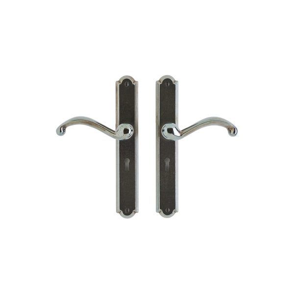 Arched Bit-Key Lock - 44mm x 279mm 1 BK746 L110 RMH Bronze Interior Door Set