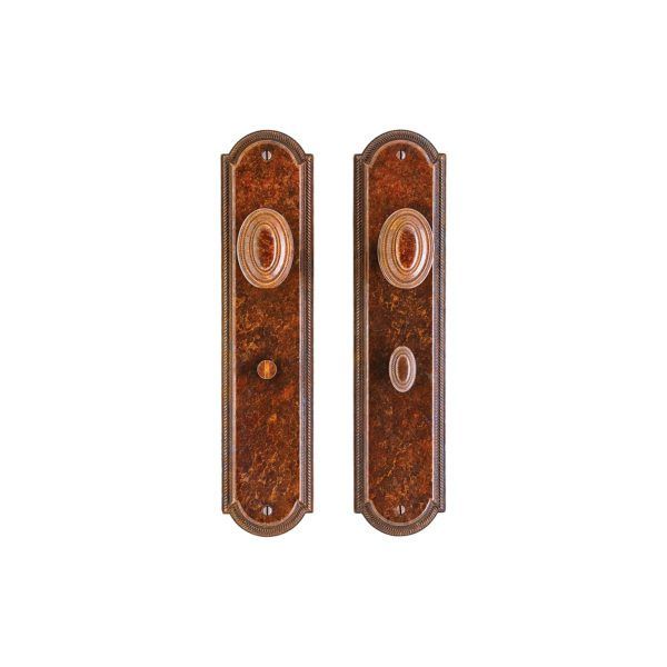 Ellis Bathroom Lock - 76mm x 330mm 1 BL060 K075 RMH Bronze Interior Door Set