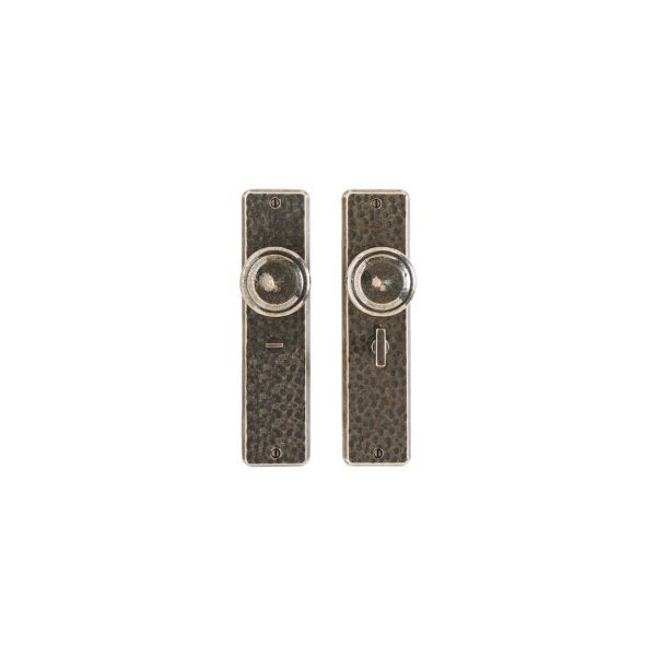 Hammered Bathroom Lock - 64mm x 254mm 1 BL30410 K30144 RMH Bronze Interior Door Set 1