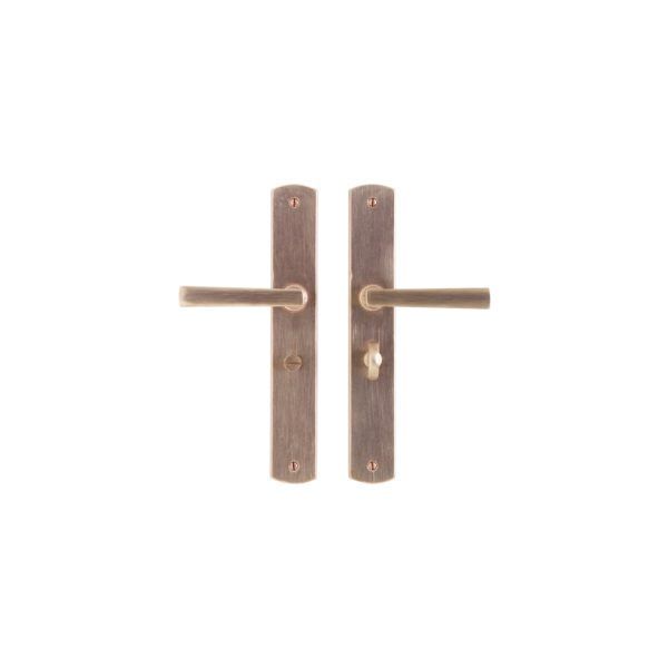 Curved Bathroom Lock - 44mm x 279mm 1 BL530 L304 RMH Bronze Interior Door Set