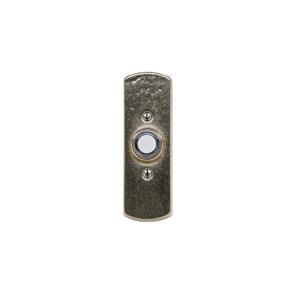 Curved Doorbell Button - 1 1/2" x 4 1/2" 1 DBB EW508 RMH Bronze Door Bell Button