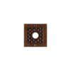 E103 MH Bronze Designer Leather Escutcheon