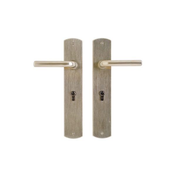 Curved Euro Profile - 64mm x 330mm 1 EU556 L108 RMH Bronze Interior Door Set