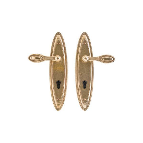 Maddox Euro Profile - 76mm x 317mm 1 EU584 L580 RMH Bronze Interior Door Set