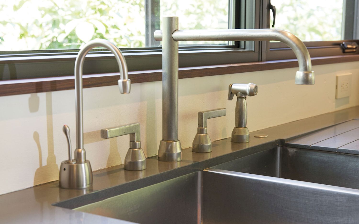 Kitchen Deck Mount Faucet - with Straight Spout | Rocky Mountain Hardware