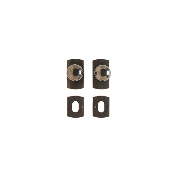 Convex Oval Cylinder - 64mm x 114mm 1 K202 OC30590 RMH Bronze Interior Door Set 1