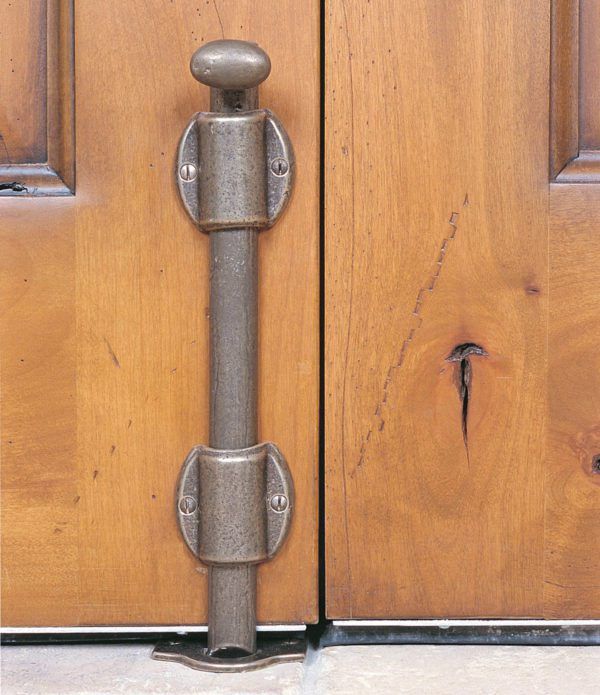 Surface Bolt with Oval Mounting Brackets and 1" Bolt Rocky Mountain