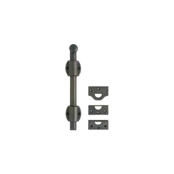 Surface Bolt - with Oval Mounting Brackets and 1" Bolt 1 MB1 RMH Bronze Surface Bolt