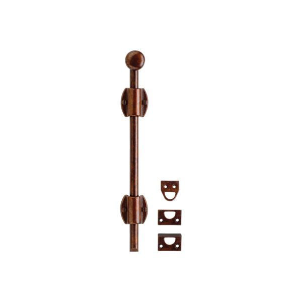 Surface Bolt - with Oval Mounting Brackets and 5/8" Bolt 1 MB9 RMH Bronze Surface Bolt