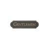 NAMEPL GENT RMH Bronze Nameplate