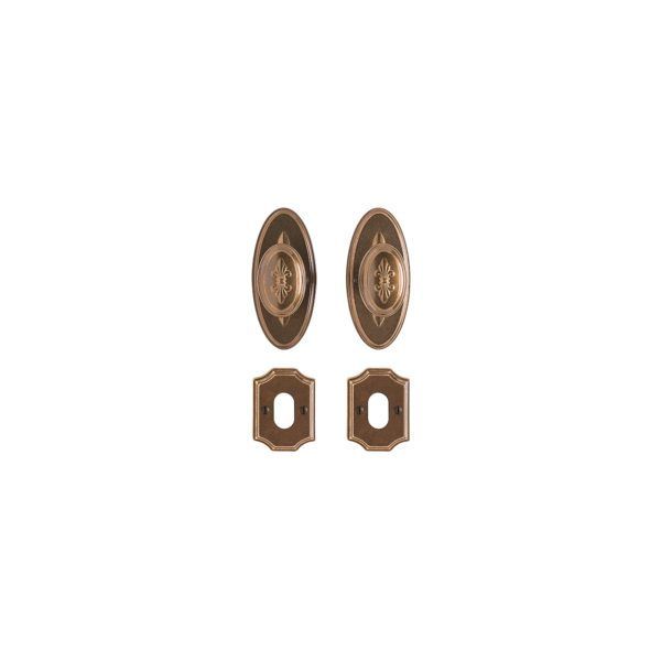 Bordeaux Oval Cylinder - 64mm x 140mm 1 OC30806 K30184 RMH Bronze Interior Door Set 1