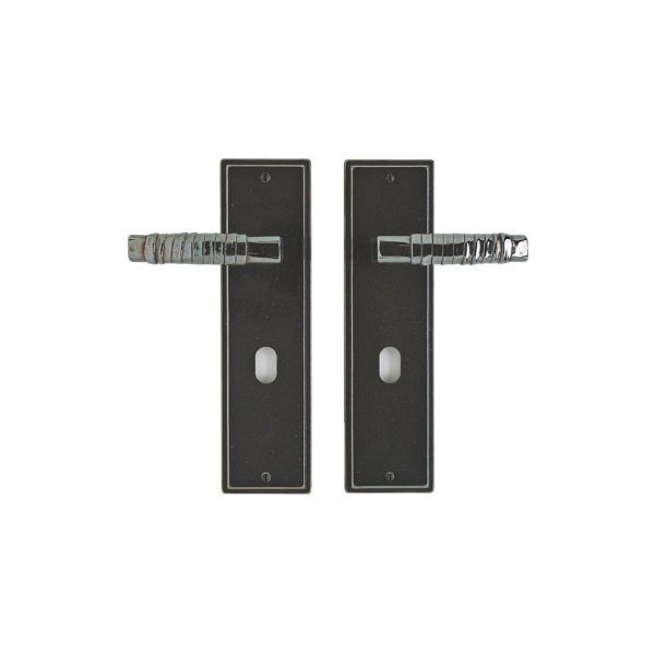 Stepped Oval Cylinder - 89mm x 330mm 1 OC360 L174 RMH Bronze Interior Door Set