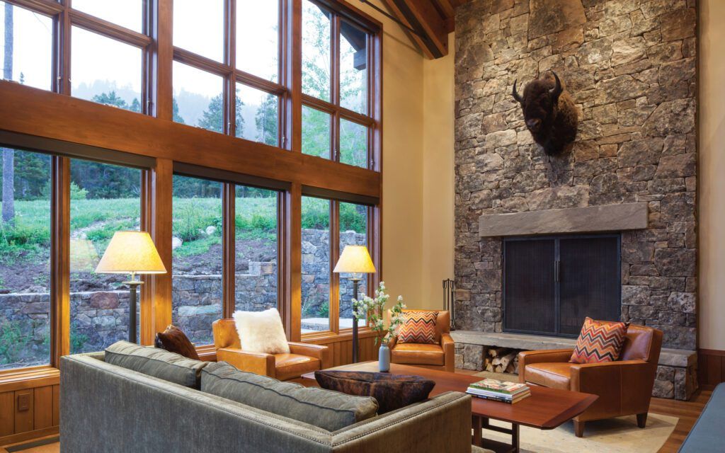 Living Rooms 38 RMH Teton Village Home B