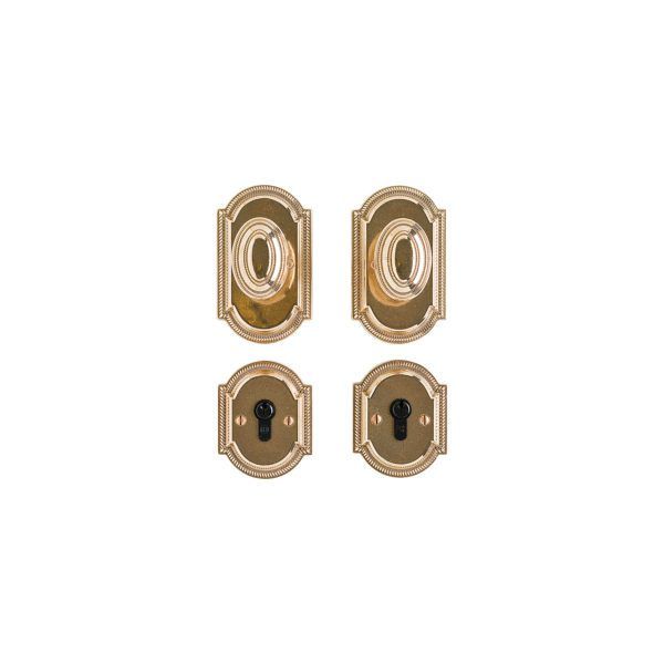 Ellis Euro Profile - 76mm x 127mm 1 SL005 K075 EU014 RMH Bronze Interior Door Set