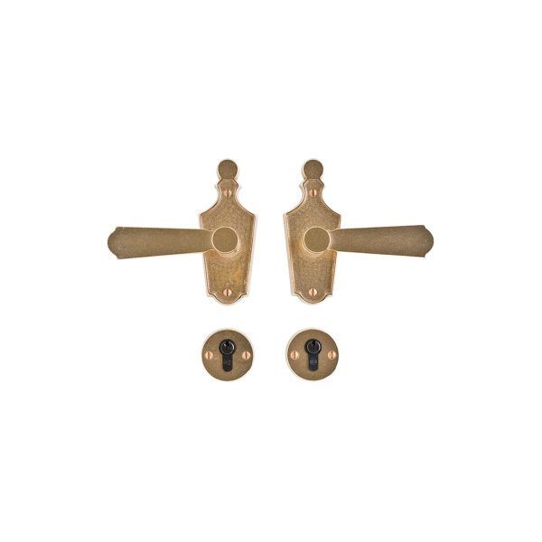Paris Euro Profile - 64mm x 152mm 1 SL10010 L10010 EU200 RMH Bronze Interior Door Set