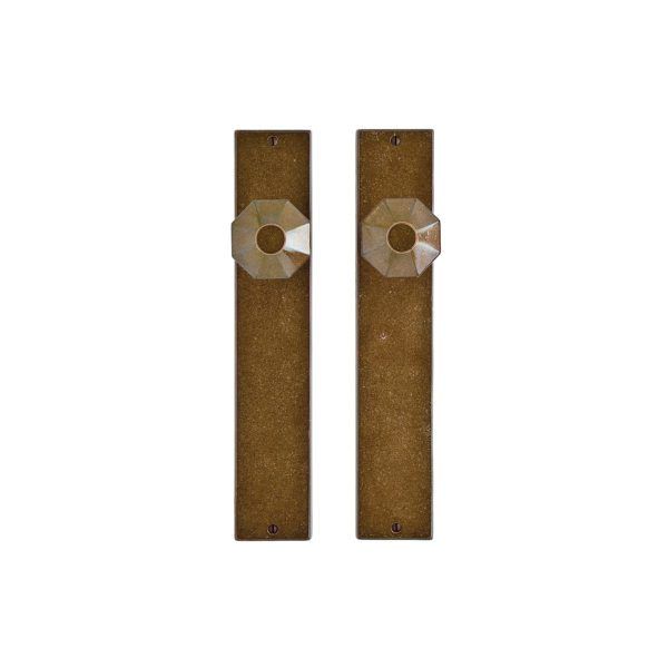 Metro Latch Trim - 64mm x 330mm 1 SL256 K10015 RMH Bronze Interior Door Set