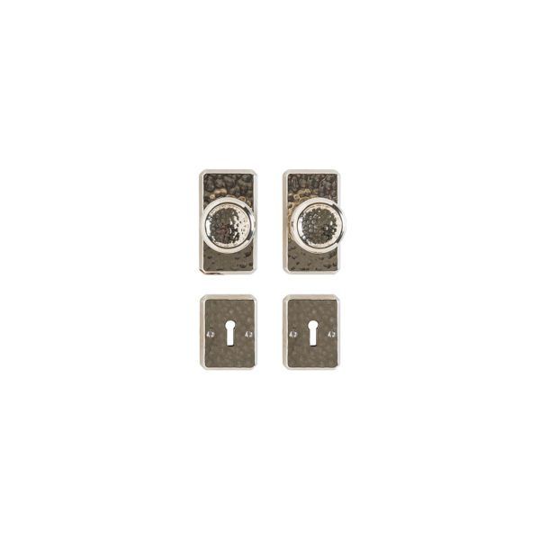 Hammered Bit-Key Lock - 64mm x 114mm 1 SL30403 BK30490 K30144 RMH Bronze Interior Door Set