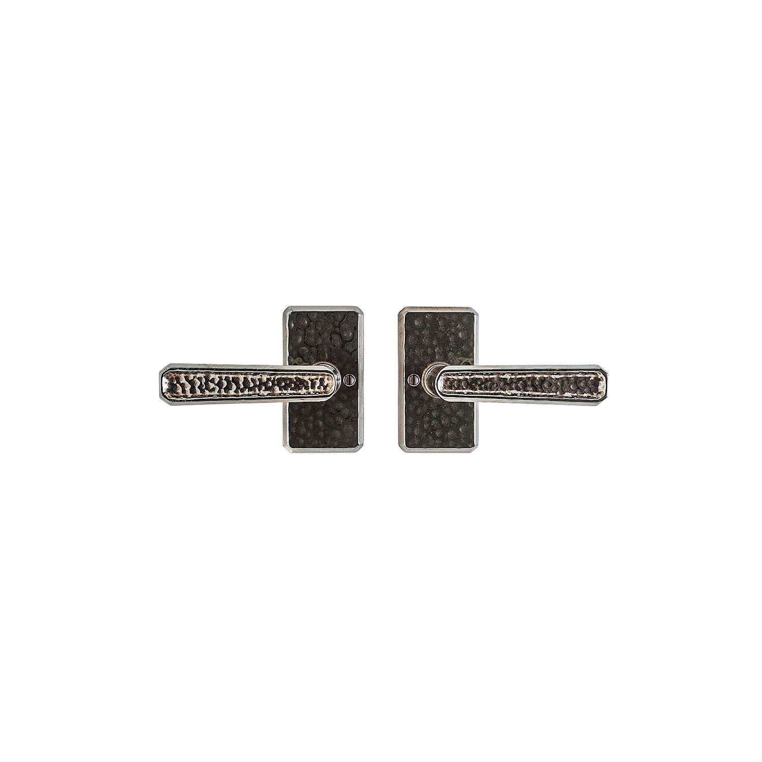 Hammered Latch Trim - 64mm x 114mm 1 Hammered Latch Trim - 64mm x 114mm