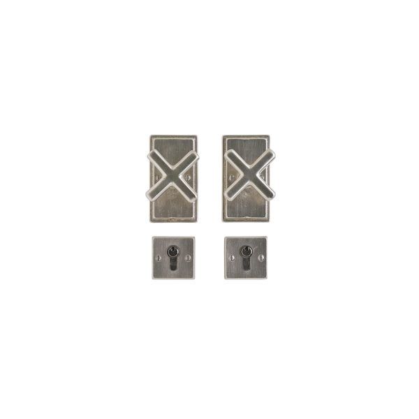 Stepped Euro Profile - 64mm x 114mm 1 SL304 K235 EU203 RMH Bronze Interior Door Set