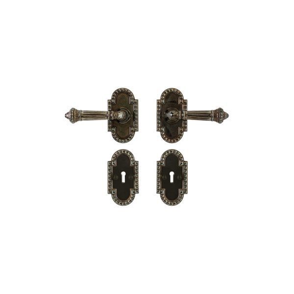 Corbel Arched Bit-Key Lock - 64mm x 114mm 1 SL30603 BK30690 L30161 RMH Bronze Interior Door Set 1