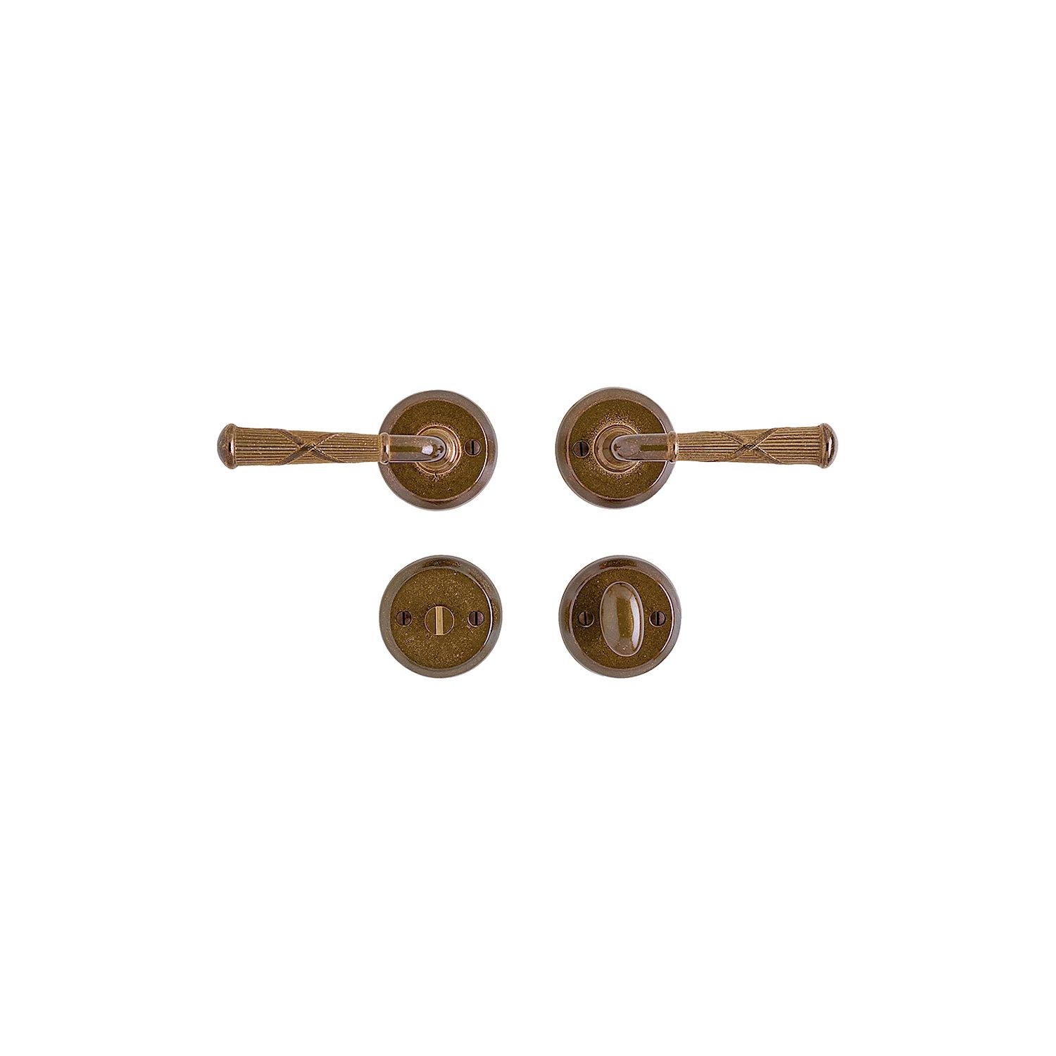 Round Bathroom Lock - 64mm 1 Round Bathroom Lock - 64mm