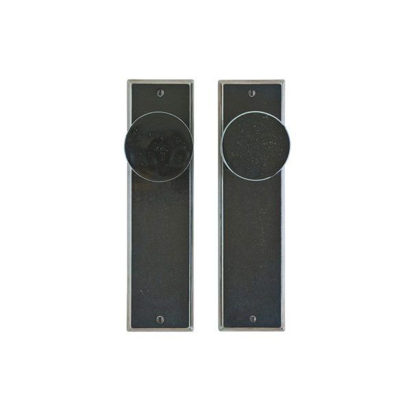 Rectangular Latch Trim - 89mm x 330mm 1 SL460 K207 RMH Bronze Interior Door Set