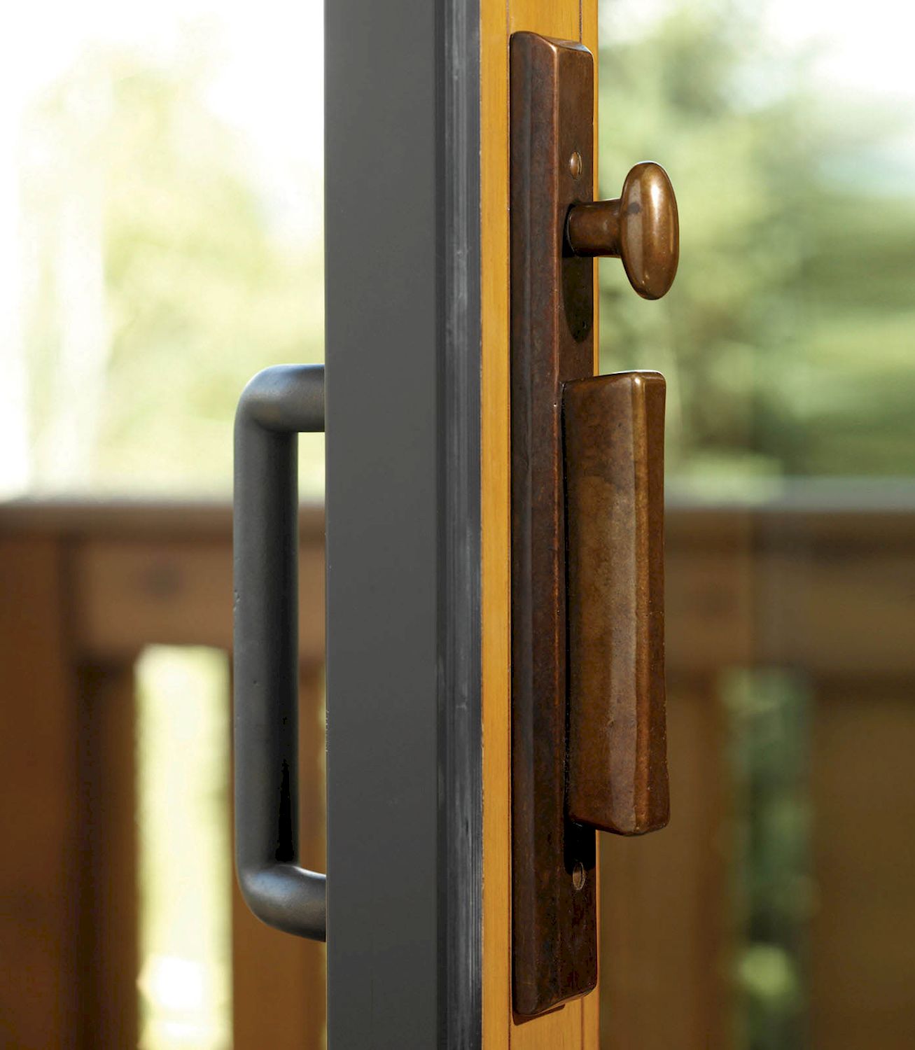 Rectangular Entry Sliding Door Set - 1 3/8" x 11" - Image 3