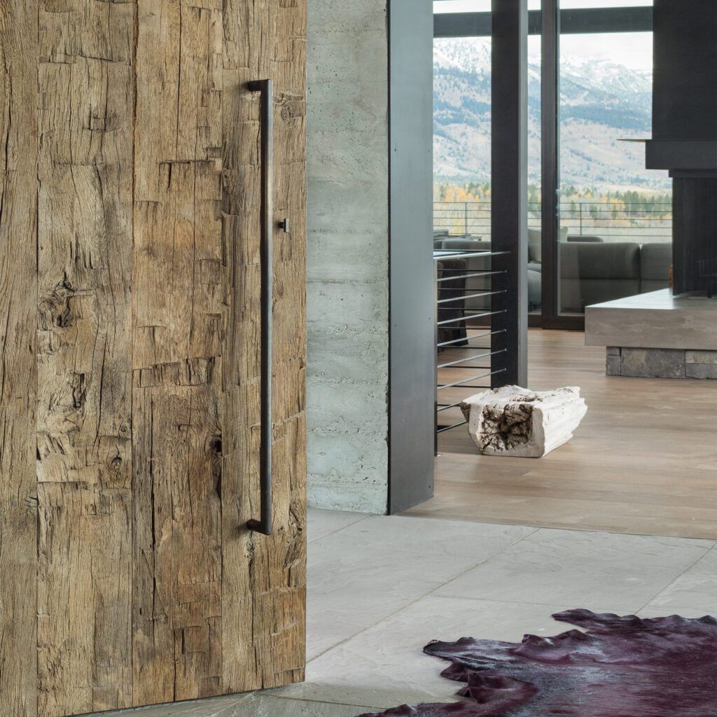 Rustic Contemporary entry way
