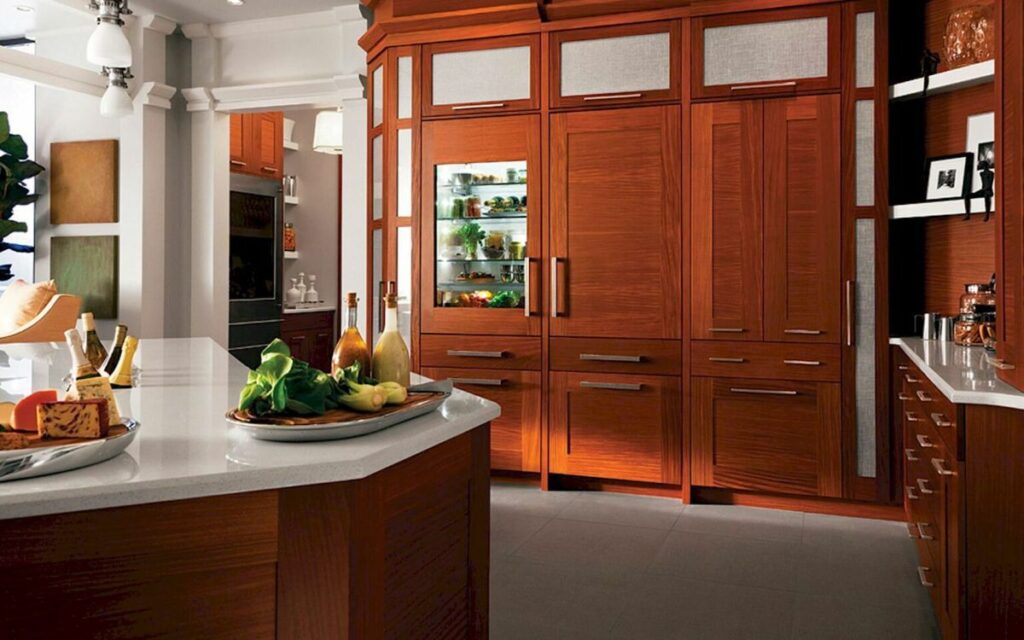 painted vs stained cabinets