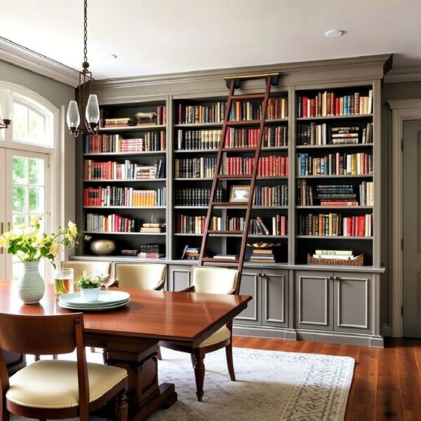 15 Home Library Ideas for Every Space: Built-Ins, Ladders & More