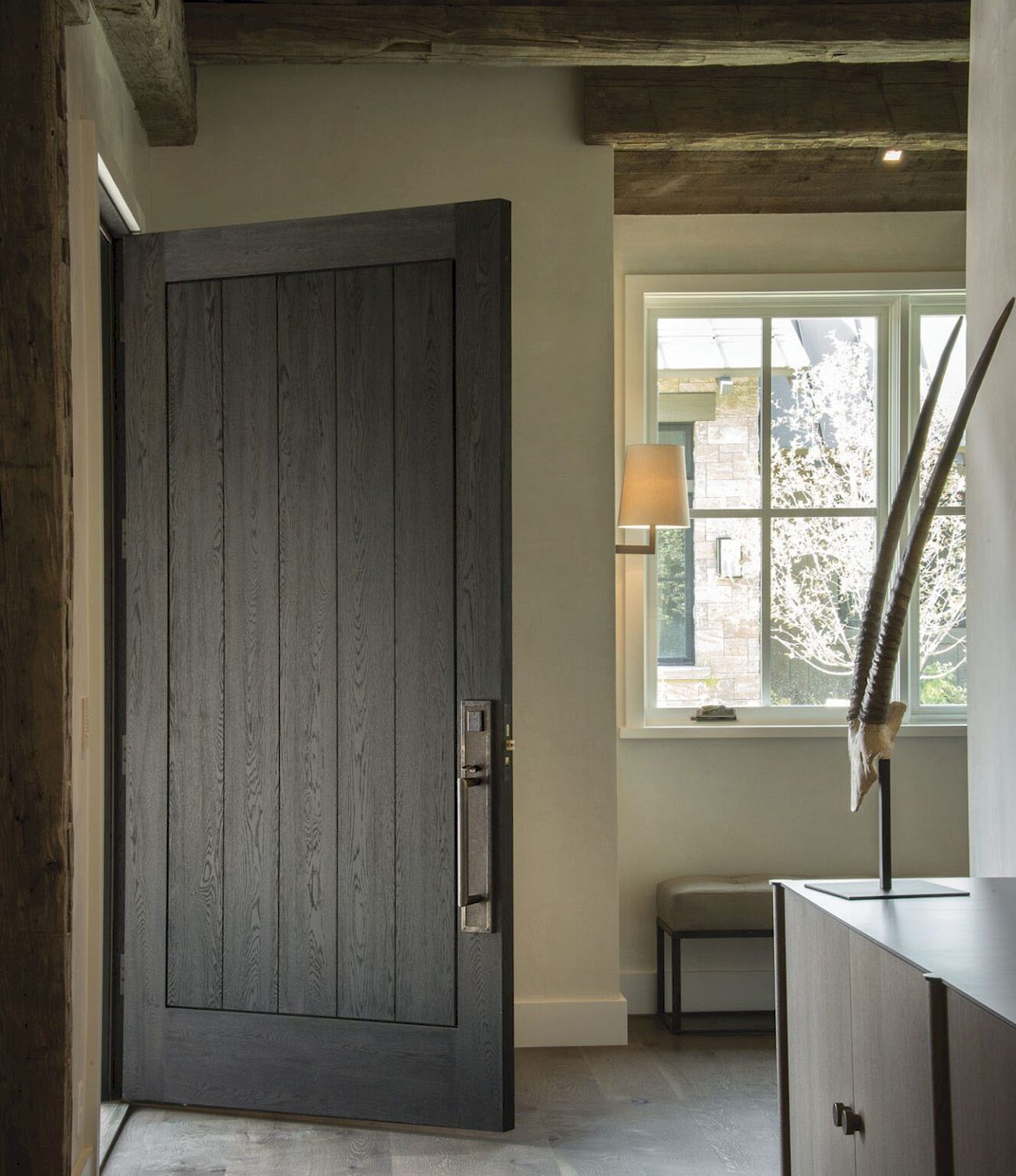 What Color Hardware Looks Best on a Black Front Door? Designer Picks & Styling Guide 1 Right Wilderness Retreat 6 1327x1536 1